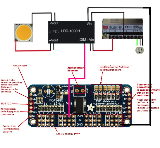 Ldd 700h схема подключения