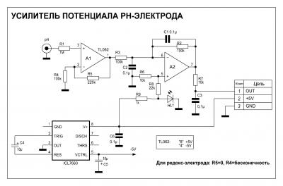 Ph метр своими руками схема