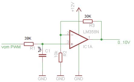 Pwm to voltage схема