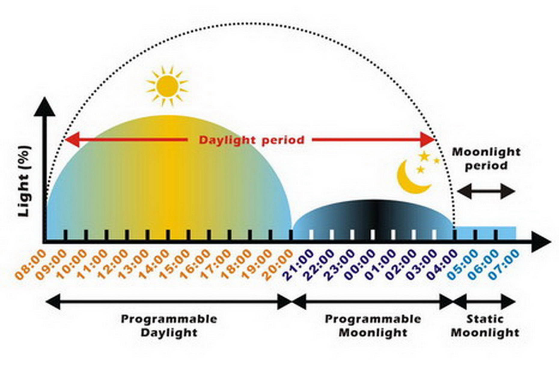 Продолжительность светового дня увеличивается при движении