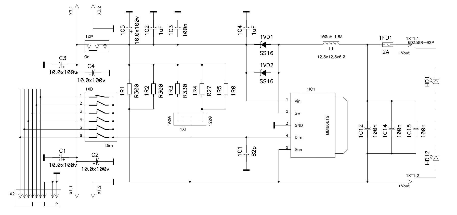 Схема драйвера saturn 60w r 555 shiny 220v